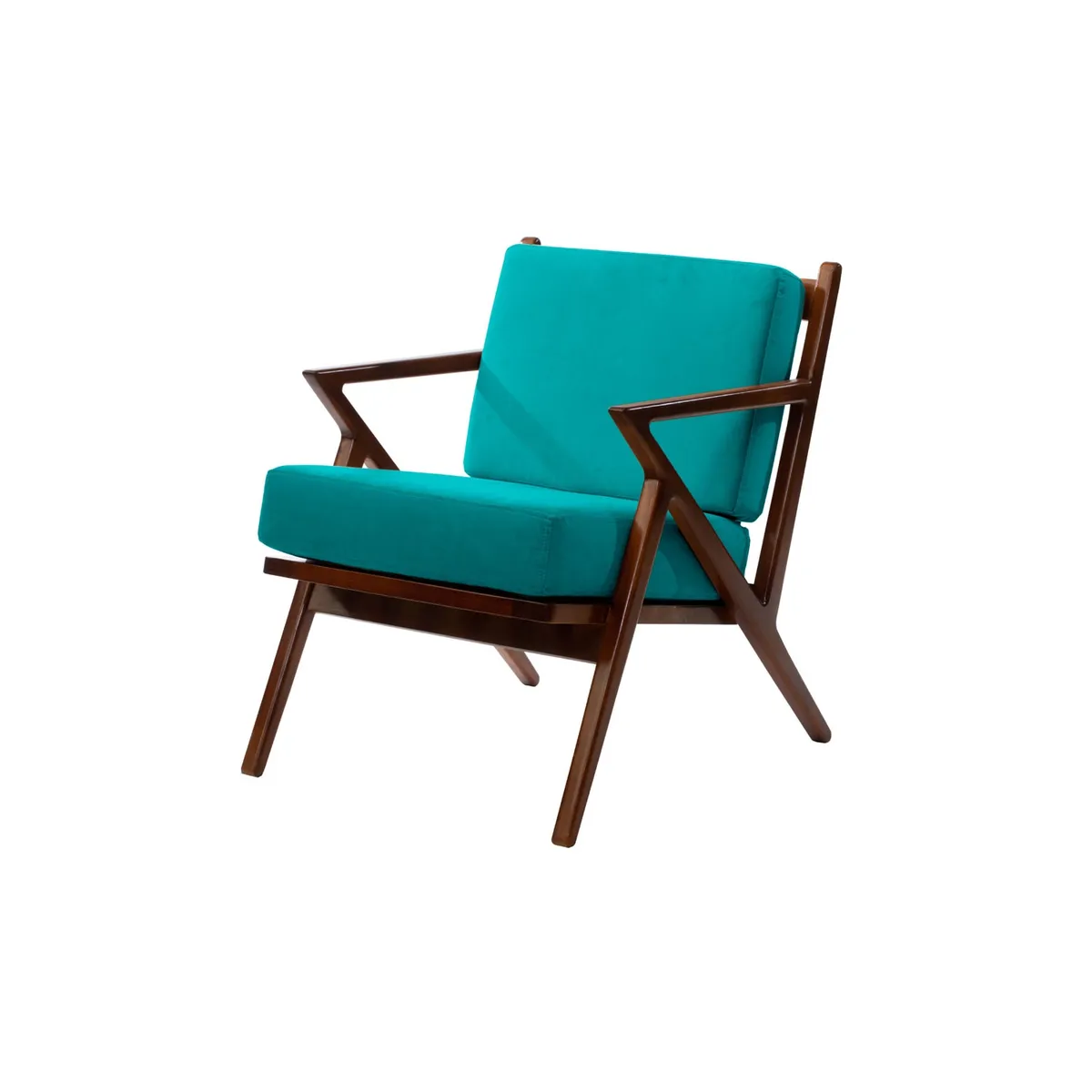 LATAM HOME - Sitial Bremen Tela Velvet Turquesa