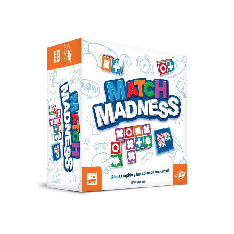 ASMODEE - Match Madness Cortex - Juego De Mesa - En Español