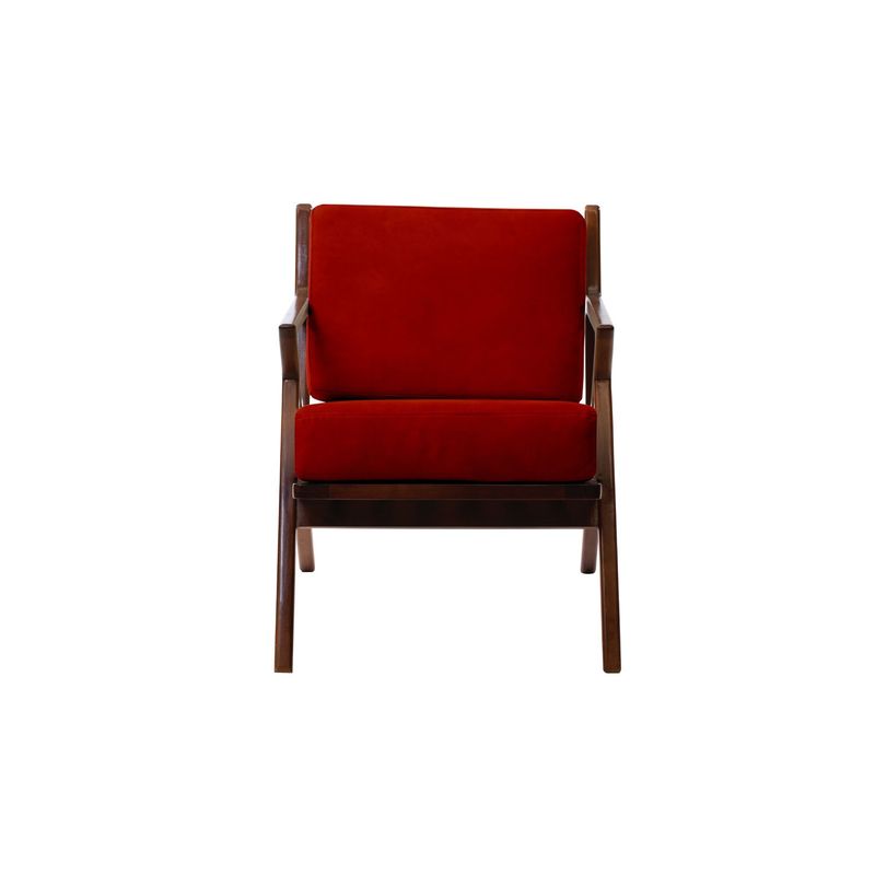 LATAM HOME - Sitial Bremen Cuero Kentucky Rojo