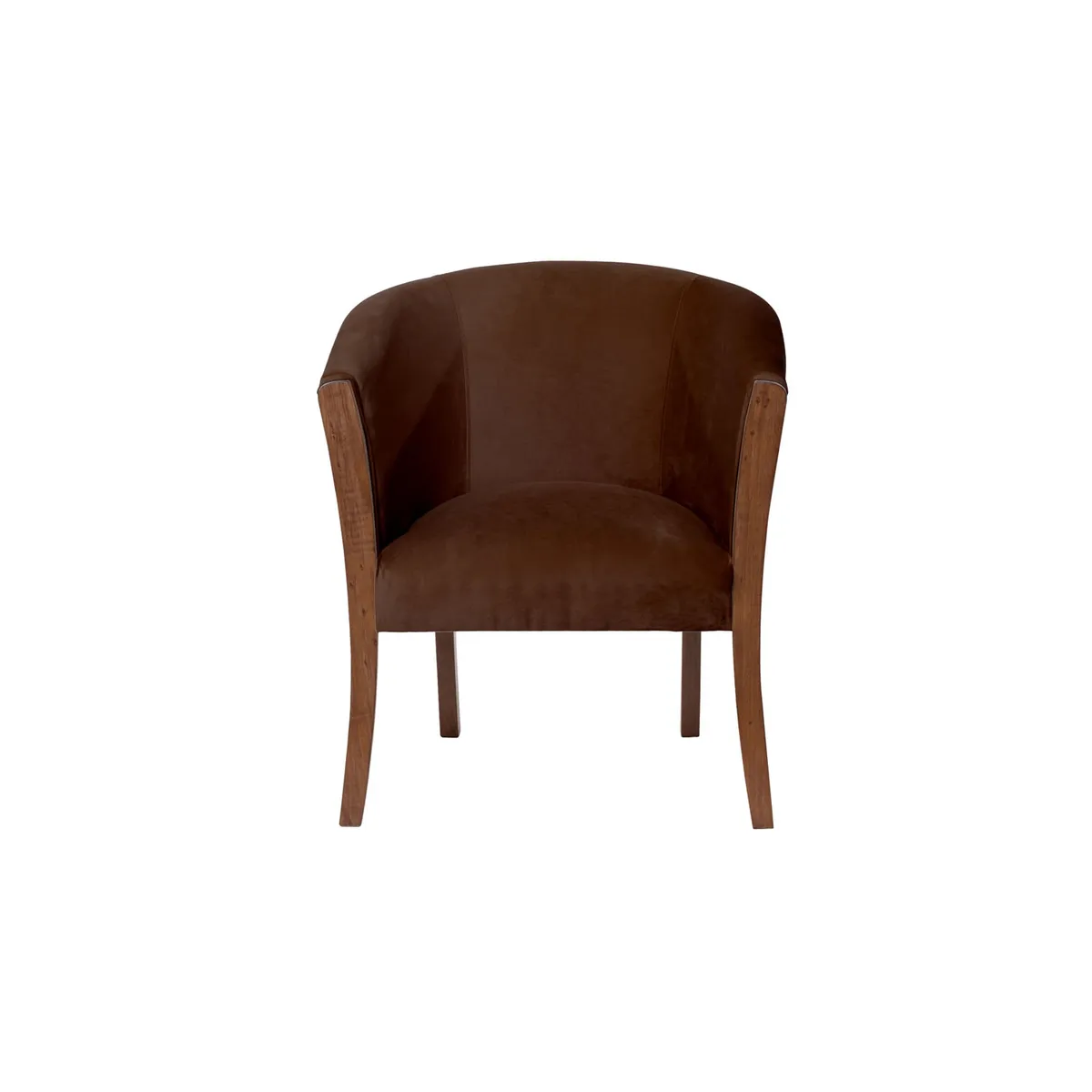 LATAM HOME - Sitial Dortmund Tela Velvet Chocolate