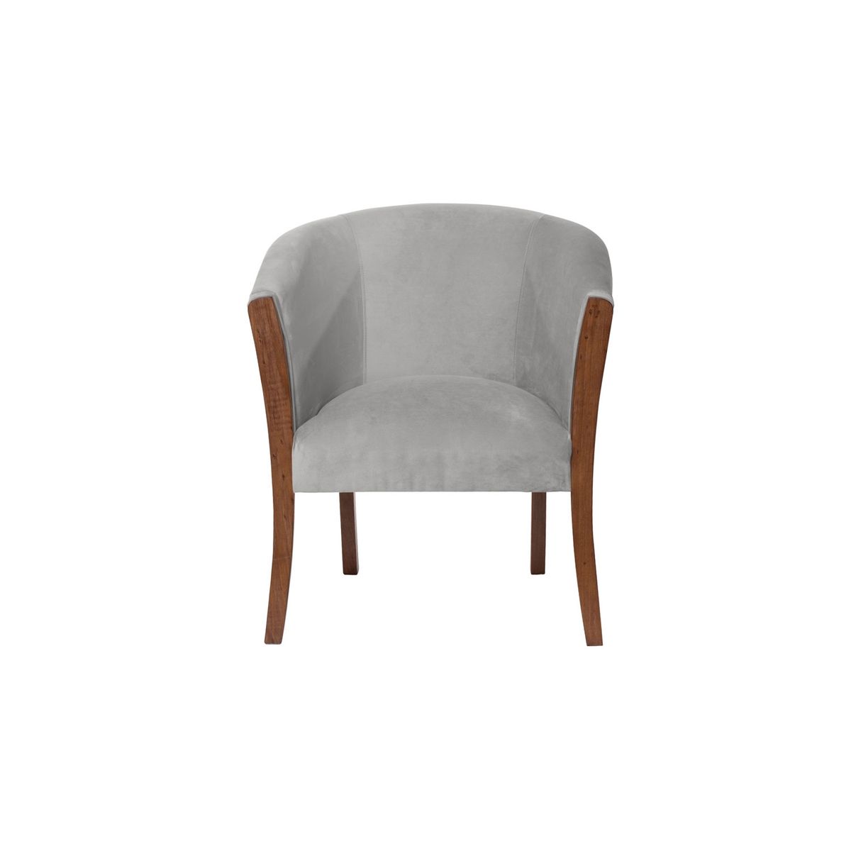 LATAM HOME - Sitial Dortmund Tela Velvet Gris