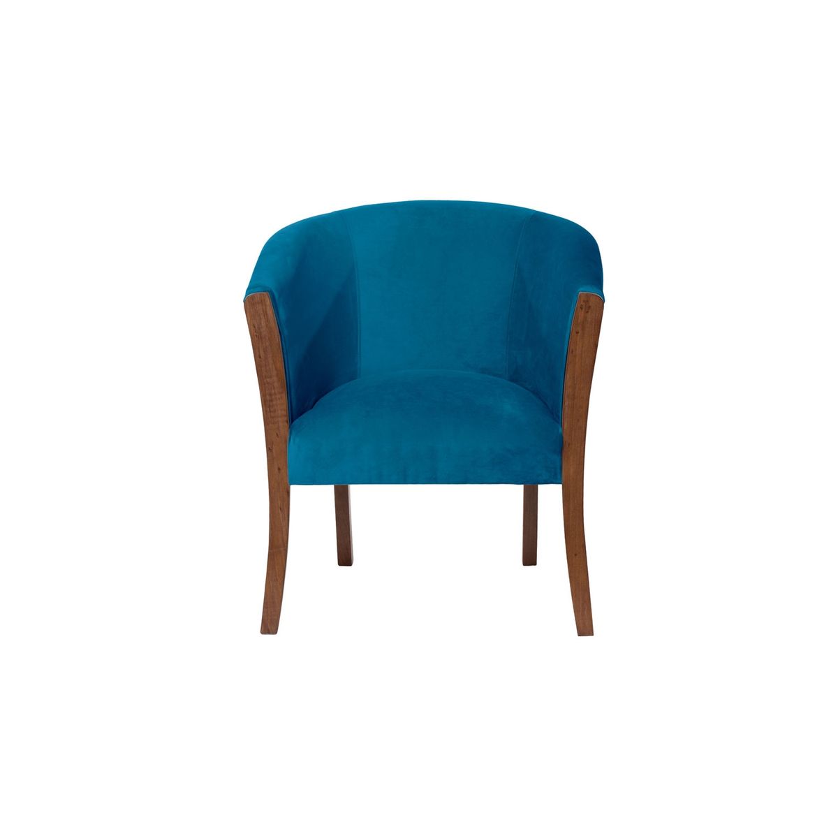 LATAM HOME - Sitial Dortmund Tela Velvet Azul Petroleo