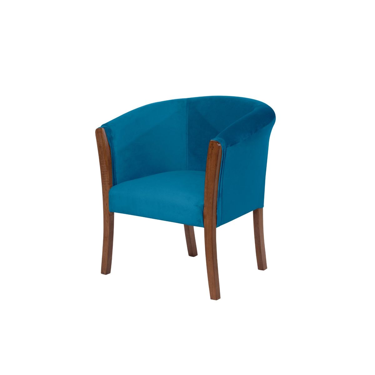 LATAM HOME - Sitial Dortmund Tela Velvet Azul Petroleo