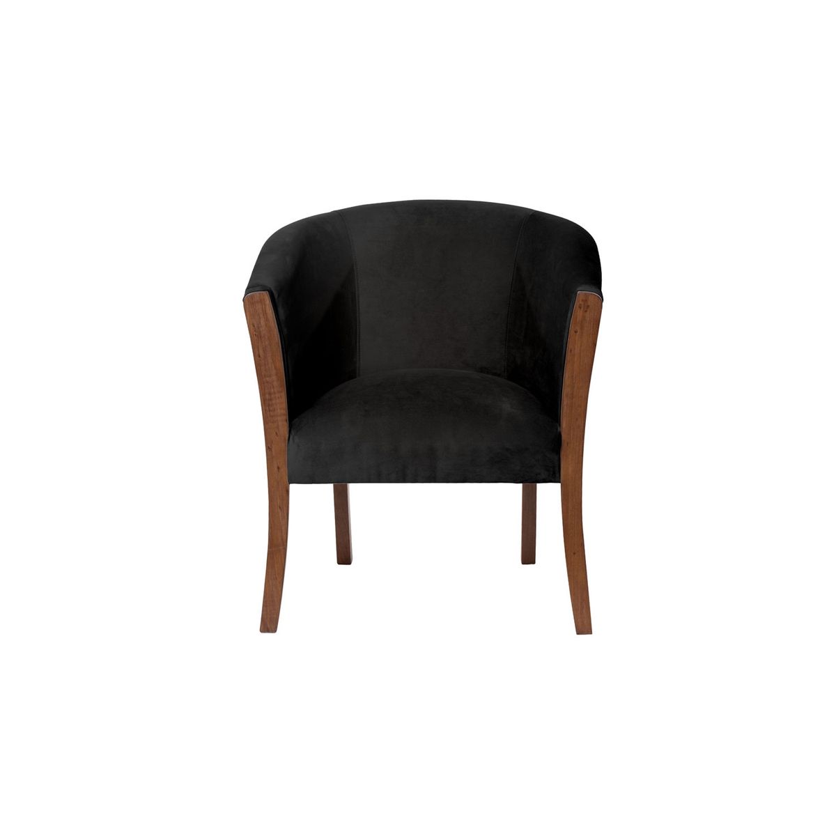 LATAM HOME - Sitial Dortmund Tela Velvet Negro