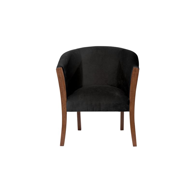 LATAM HOME - Sitial Dortmund Tela Velvet Negro