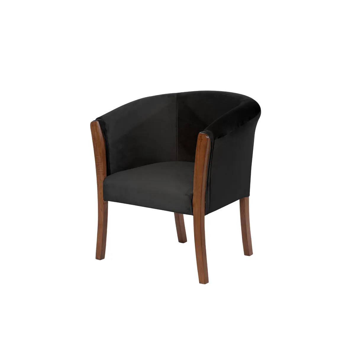 LATAM HOME - Sitial Dortmund Tela Velvet Negro