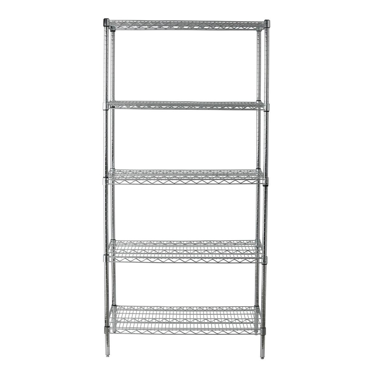 AUTORODEC - Estante Acero Cromado 61X91X188 Cm 5 Repisas