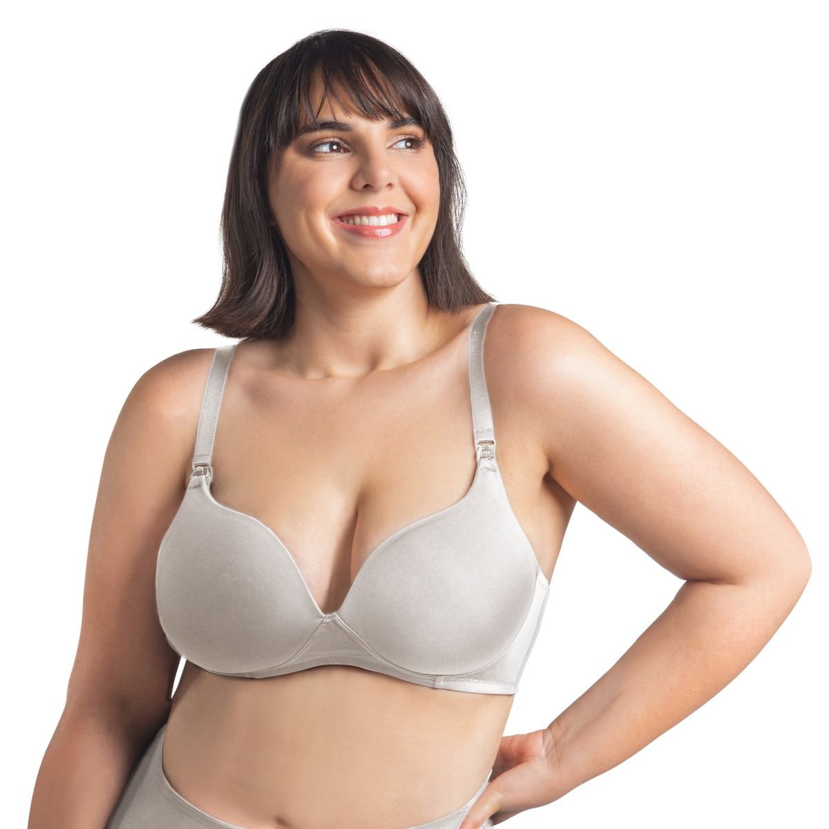 CAFFARENA - Sostén Maternal Beige Caffarena