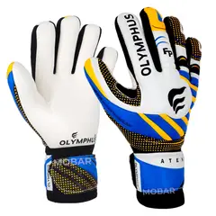 OLYMPHUS - Guantes Arquero con Ferula Atenas Látex Alemán Naranja