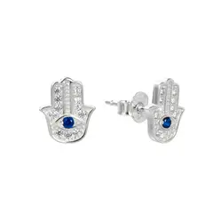 ANDREA COGGIOLA JOYAS - Aros Mano Fátima Circones Plata Fina 925