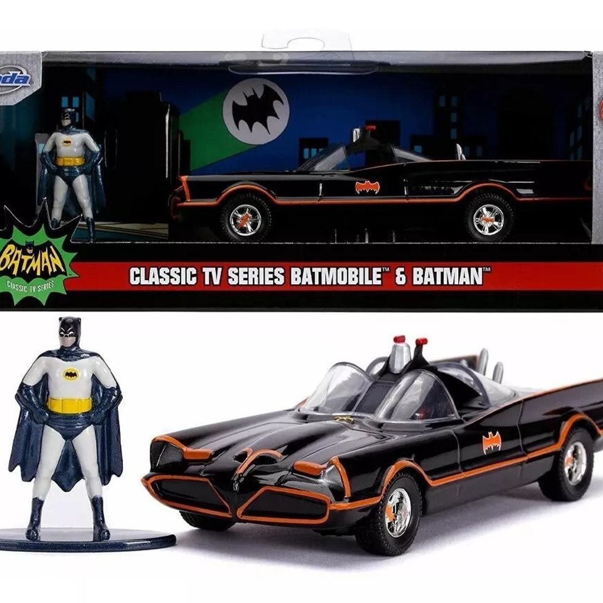JADA TOYS - Auto Batimovil Tv Clasico Y Figura Batman Jada 132 #31703