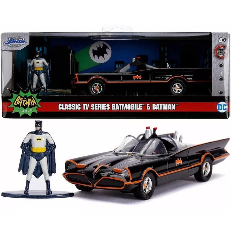 JADA TOYS - Auto Batimovil Tv Clasico Y Figura Batman Jada 132 #31703