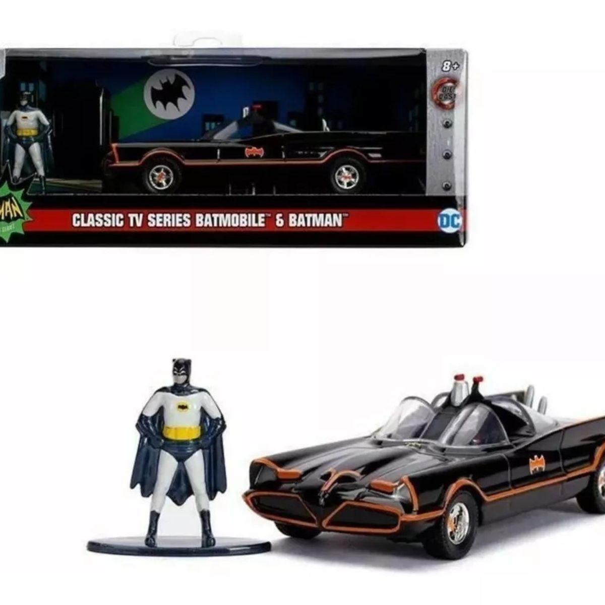 JADA TOYS - Auto Batimovil Tv Clasico Y Figura Batman Jada 132 #31703