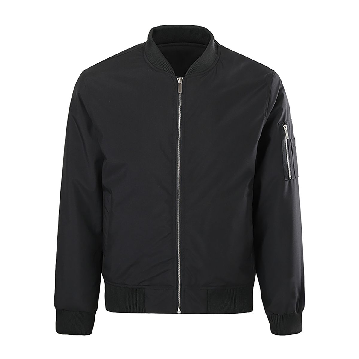ANDESLAND OUTDOOR APPAREL - Chaqueta Bomber Negra Casual Hombre