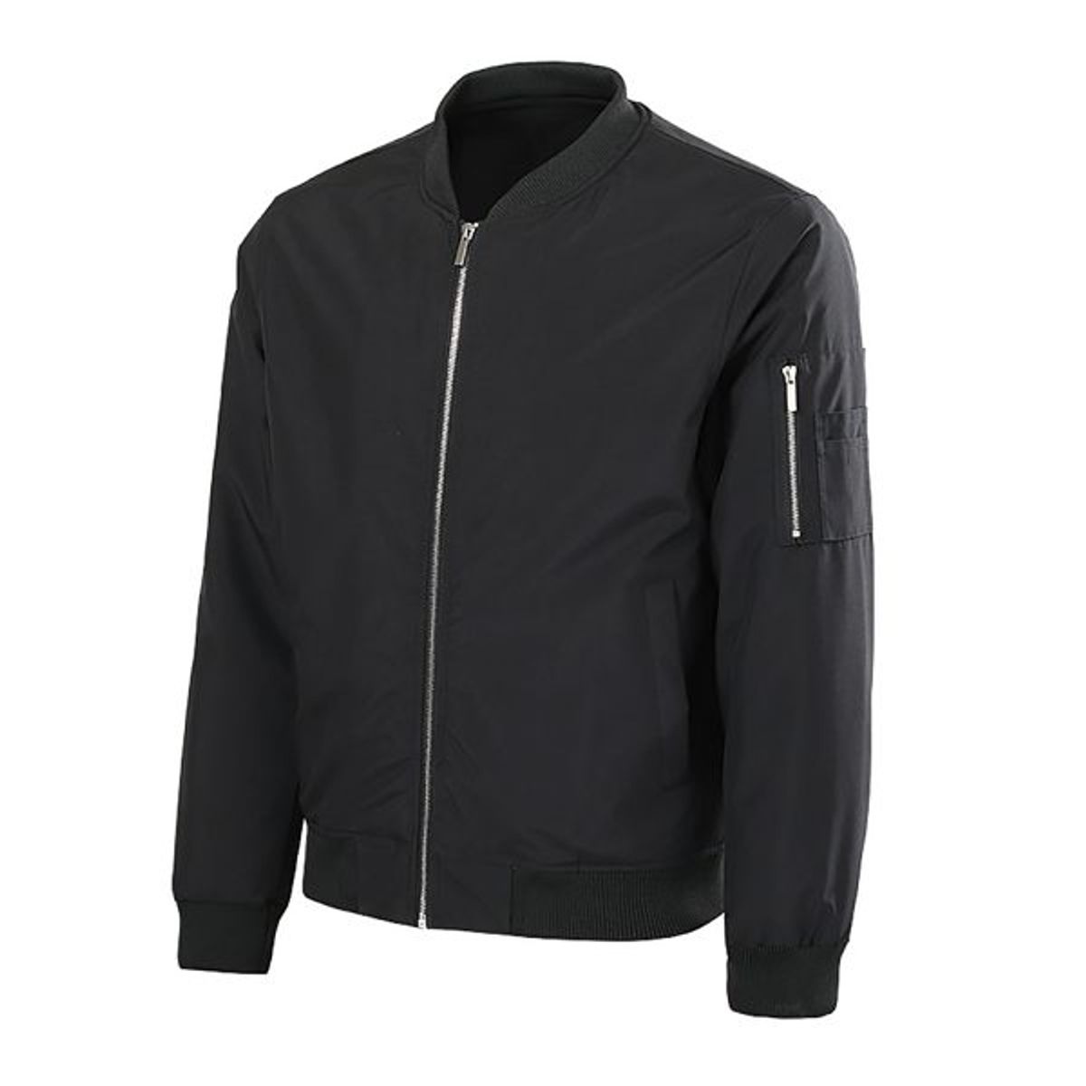 ANDESLAND OUTDOOR APPAREL - Chaqueta Bomber Negra Casual Hombre