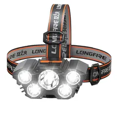 GENERICO - Linterna Led Cintillo Cabeza Recargable Usb…