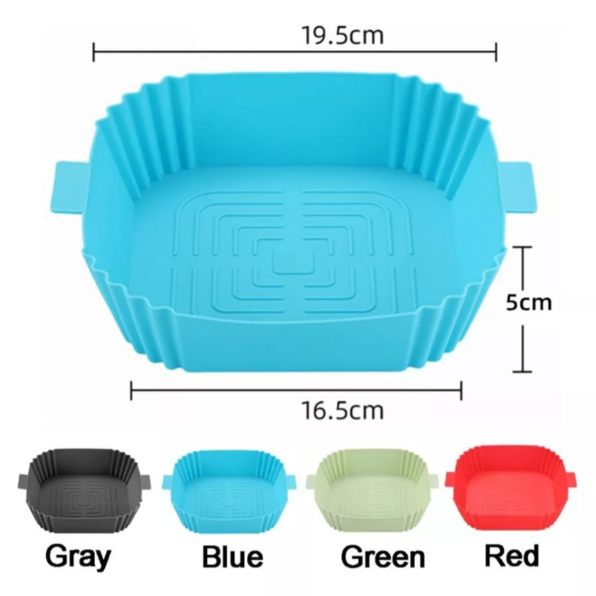 IRM - Molde Forro Silicon Reusable Antiadherente Para Airfryer