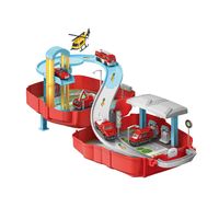 Juguete Mochila De Juegos, Fire Series, Autopista, 3 Autos Y Avión…