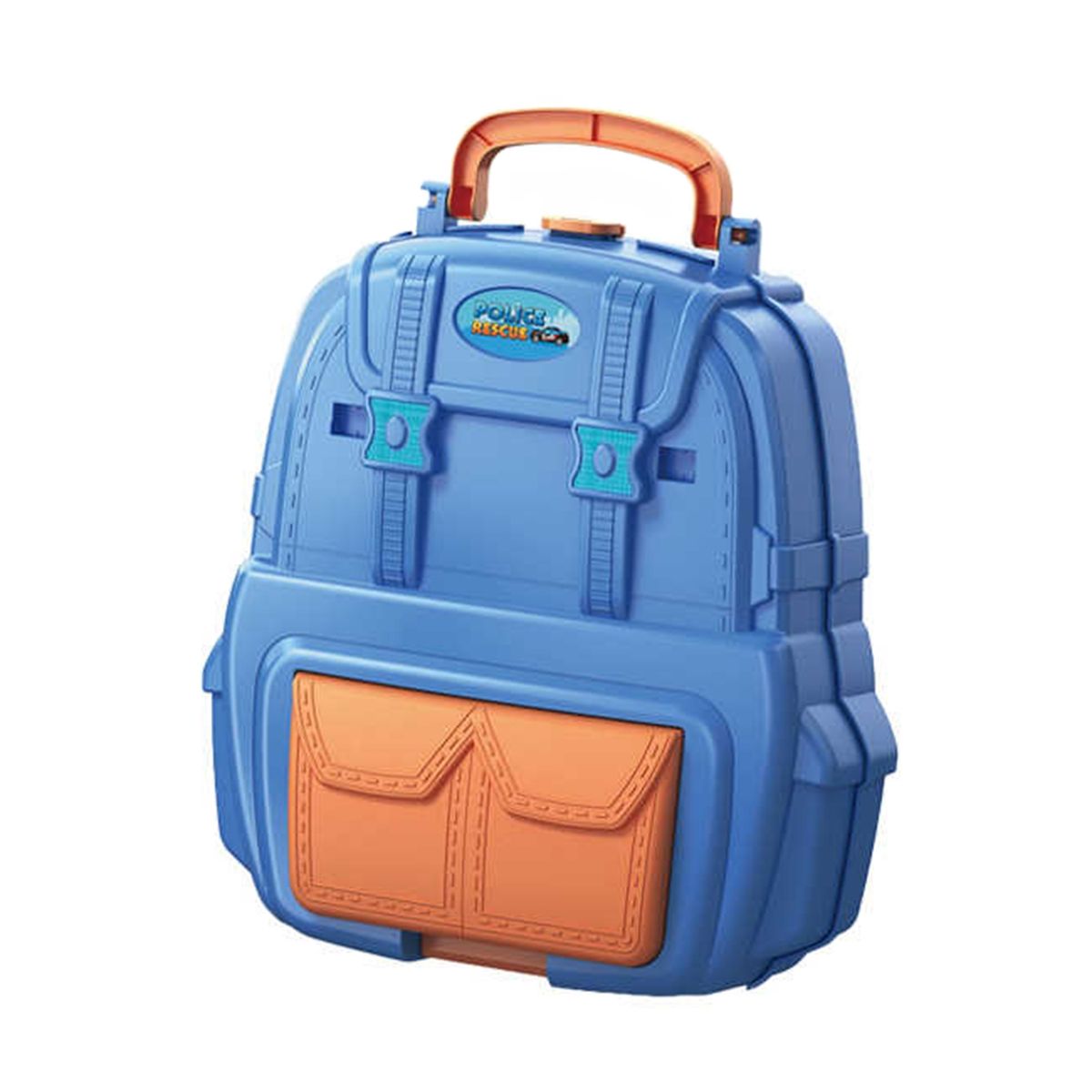 BABYLUNA - Mochila De Juegos, Police Series, Autopista, 3 Autos Y Avión…