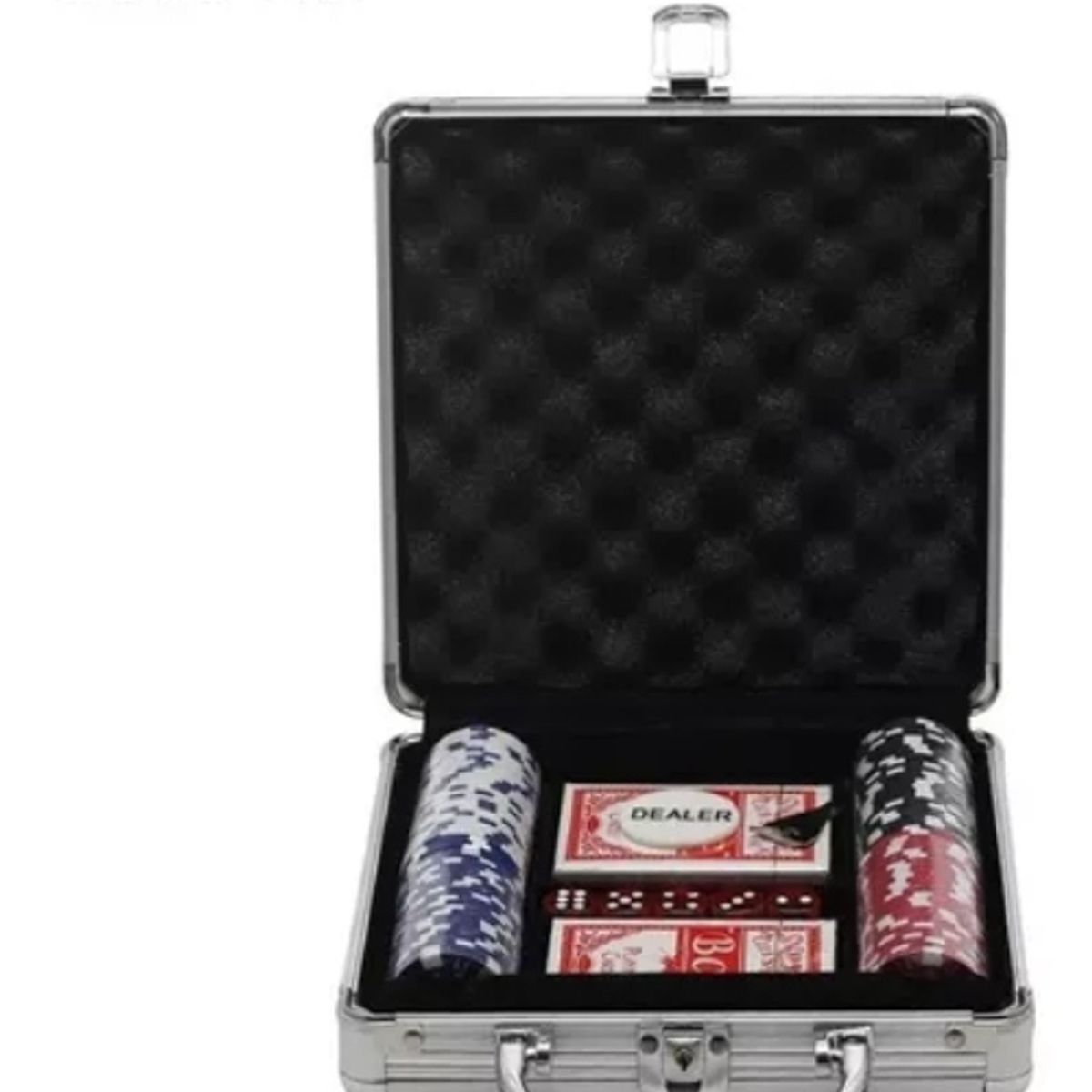 GENERICO - Maleta De Poker 100 Fichas Profesional - Regalo