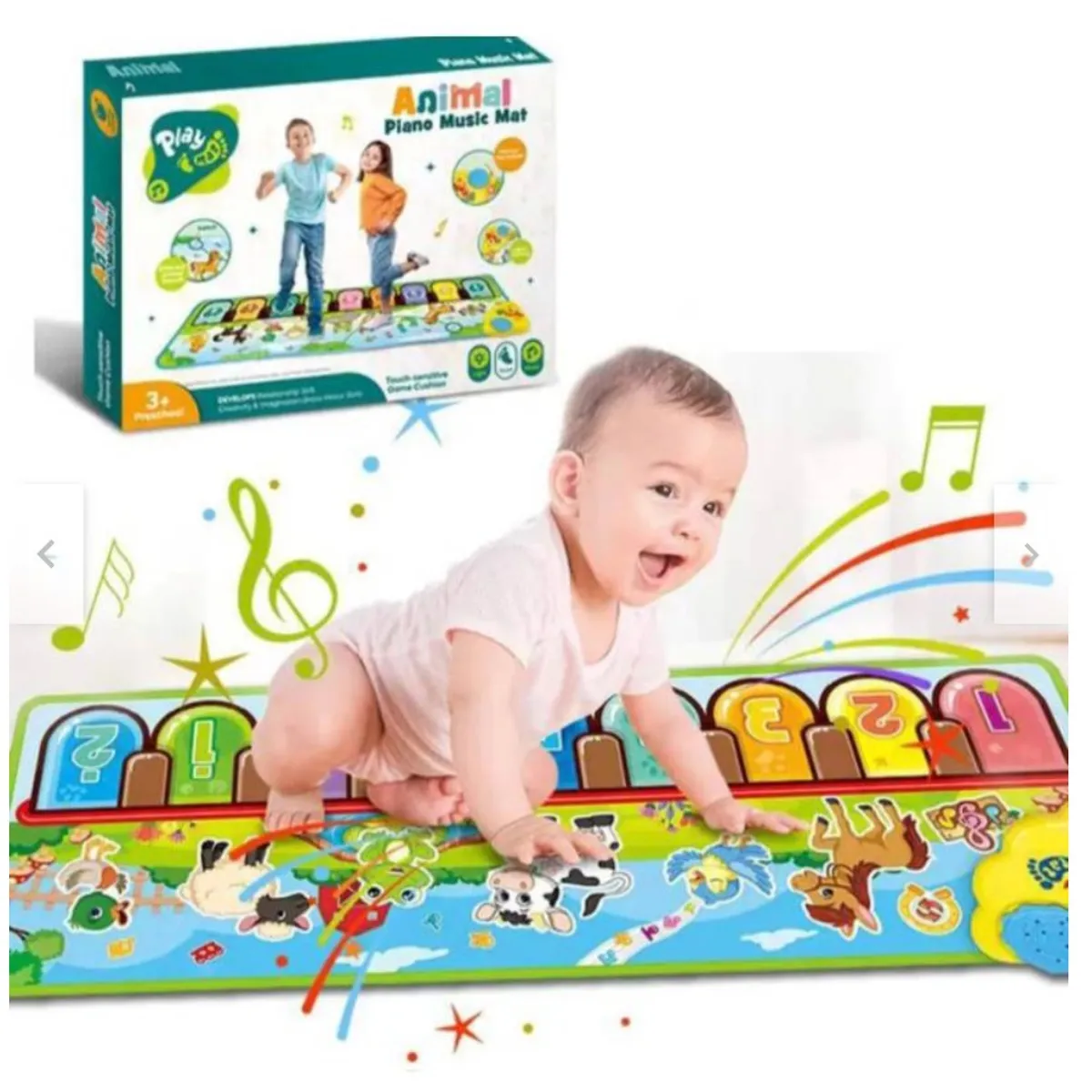 GENERICO - Alfombra De Piano Musical Para Niños y Bebés Infantil 110X36