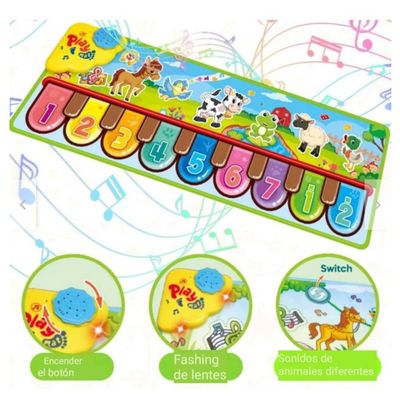 Imagen 2 del producto Alfombra De Piano Musical Para Niños y Bebés Infantil 110X36