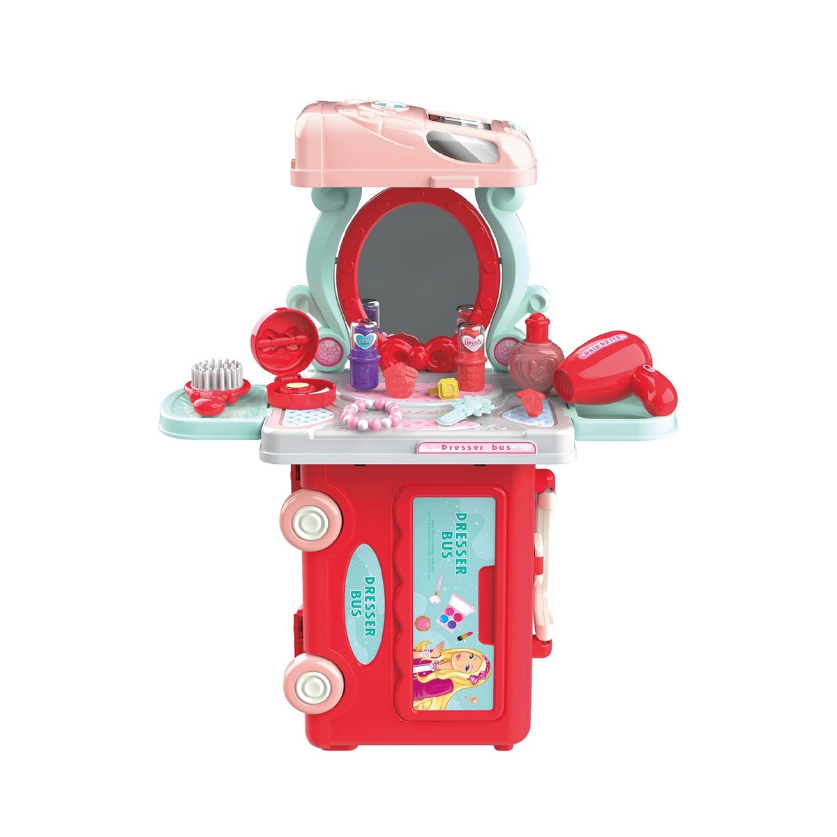 BABYLUNA - Juguete Centro De Maquillaje Para Niños, Set De Juegos 25 Piezas…