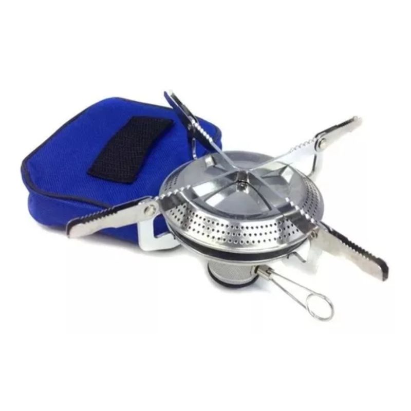 GENERICO - Mini Cocinilla Portátil Gas Camping Encendido Piezoeléctrico