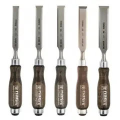 GENERICO - Kit De Formones Ergonomicos 16-18-20-22-26mm Narex