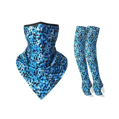 OMAS - Pack Mangas  Pañoleta Triangular Protección Uv Manguillas
