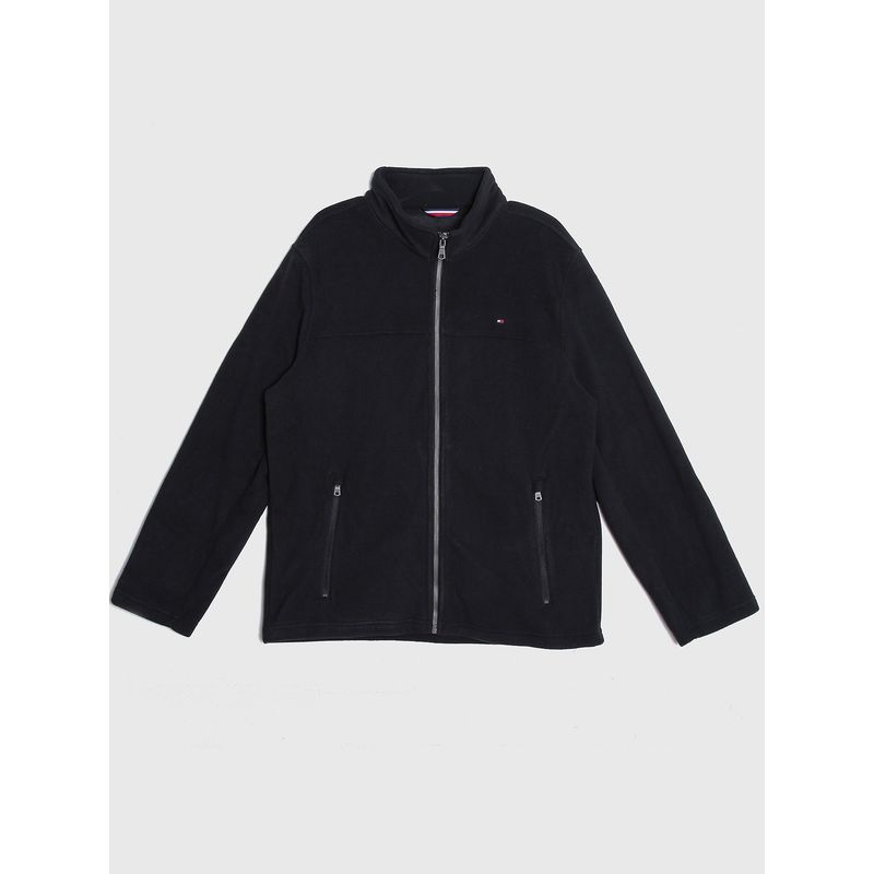 TOMMY HILFIGER - Polerón Essential Polar Negro Tommy Hilfiger