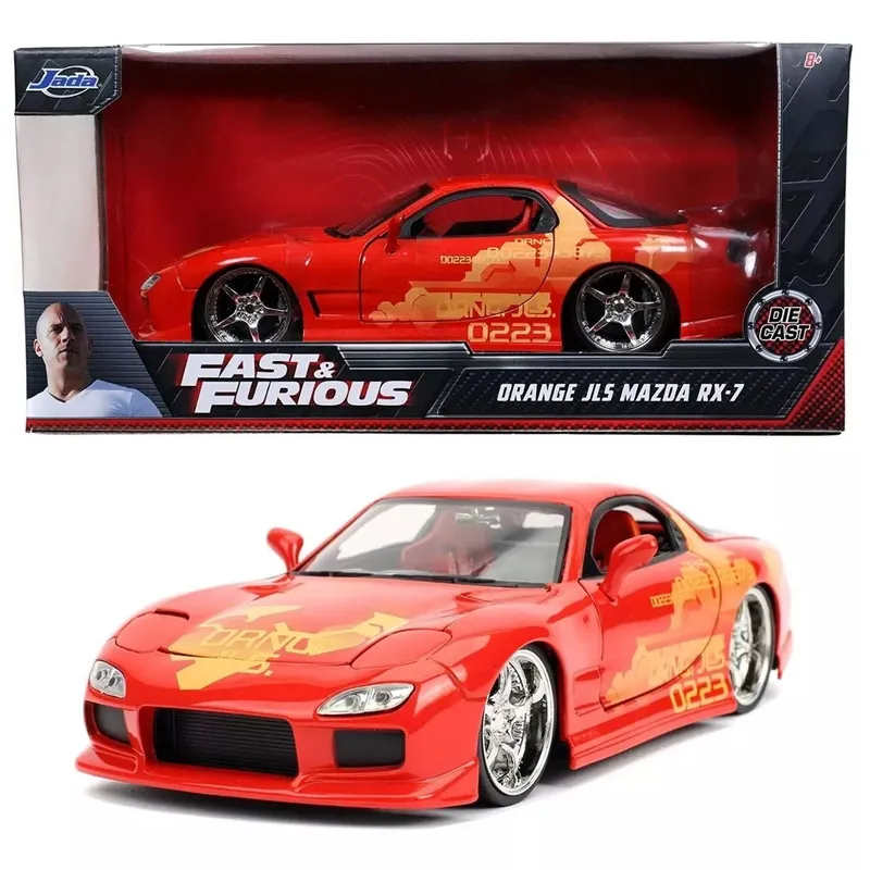 JADA TOYS - Auto Drange Jls Mazda Rx-7 Rapido Y Furioso Esc.1:32 # 31442