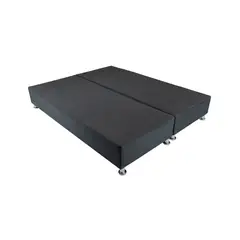 MUEBLES HVM - Base HVM Americana Full Negra Dividida PMetalica