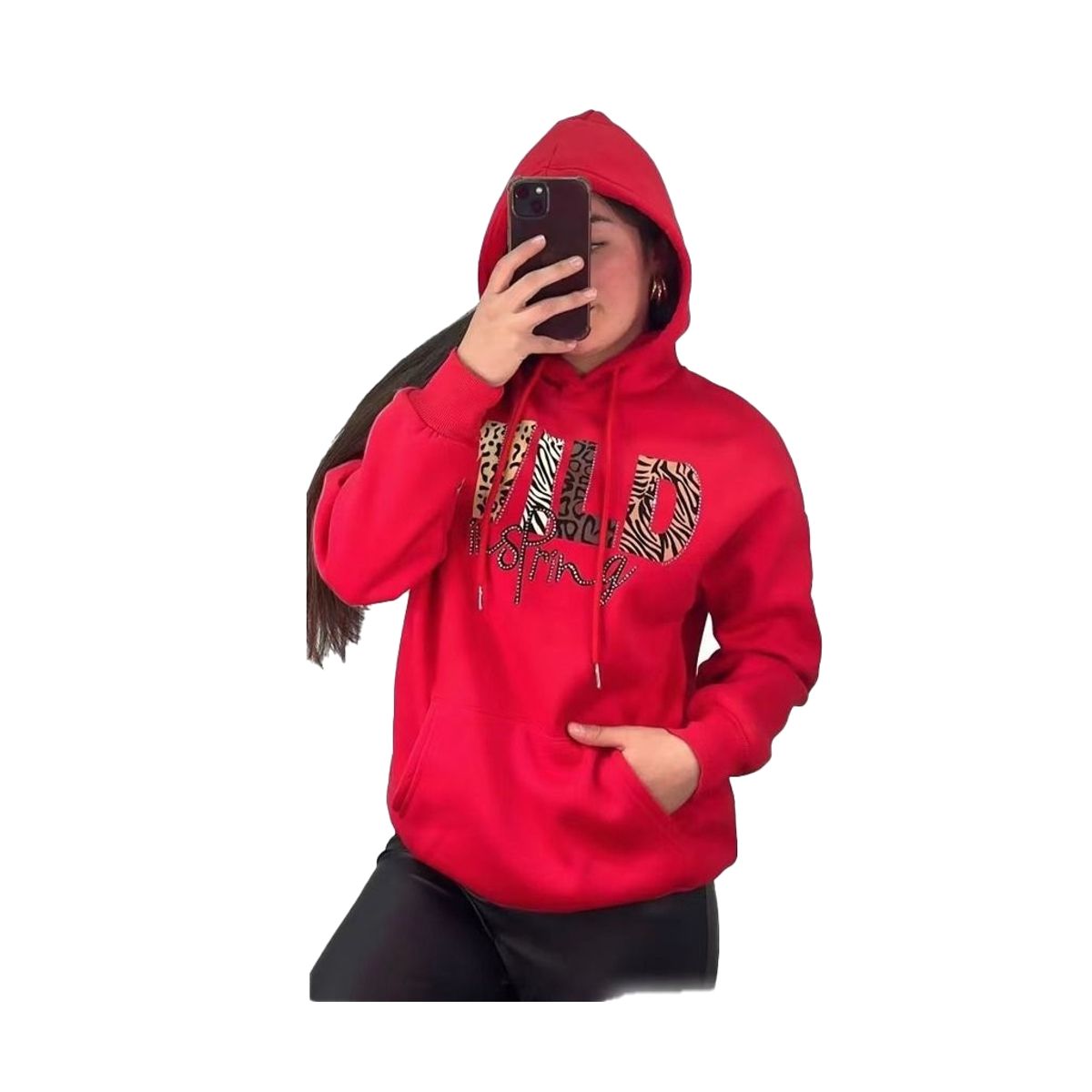 NO LOGO - Poleron De Mujer Con Polar Buen Calidad