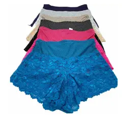 EVERSO - Pack 6 Pantaletas Larga Encaje Flores...
