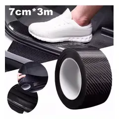 KUANGYE - Cinta Fibra De Carbono Pisadera Protectora Adhesiva 7cm3m