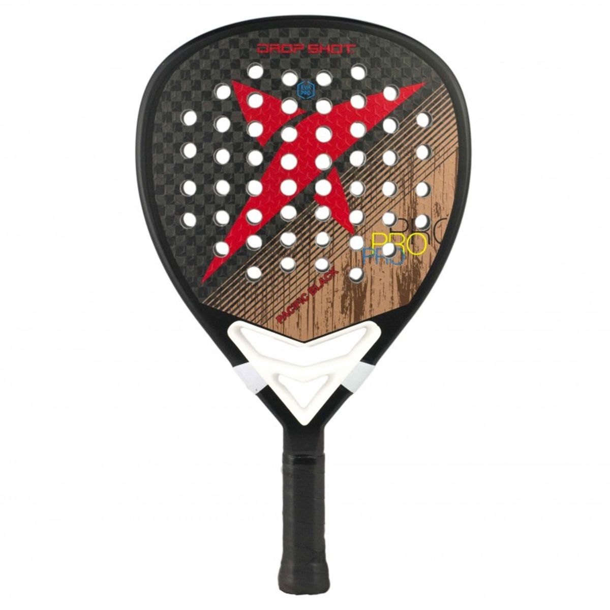 DROP SHOT - Pala Padel Drop Shot Pacific Black 12K con Funda