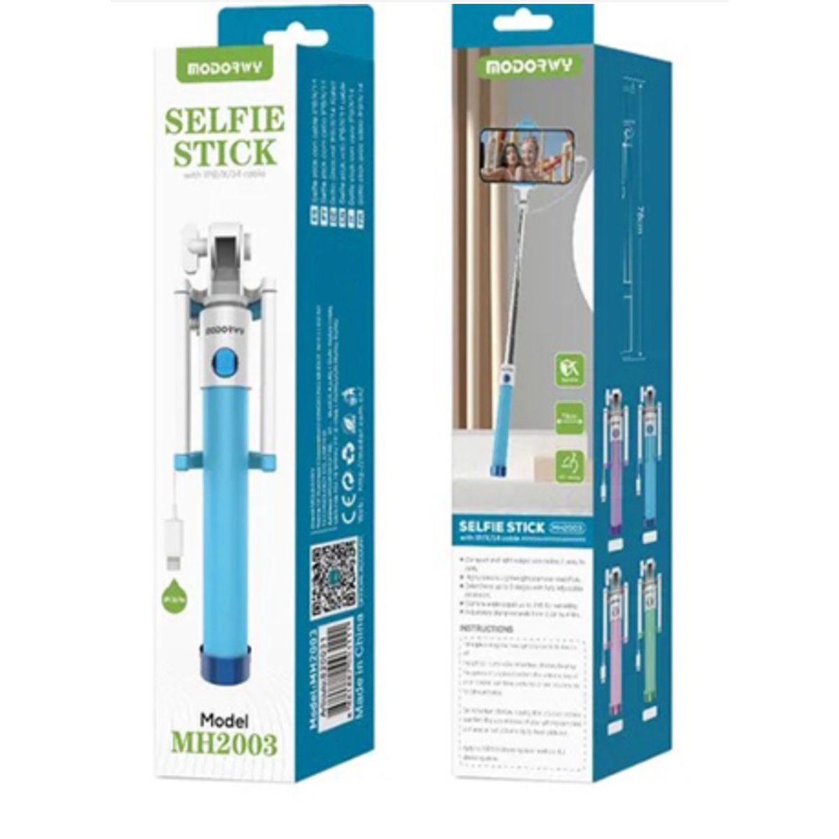 GENERICO - Baston Selfie Palo Selfie Modorwy Puerto tipo C
