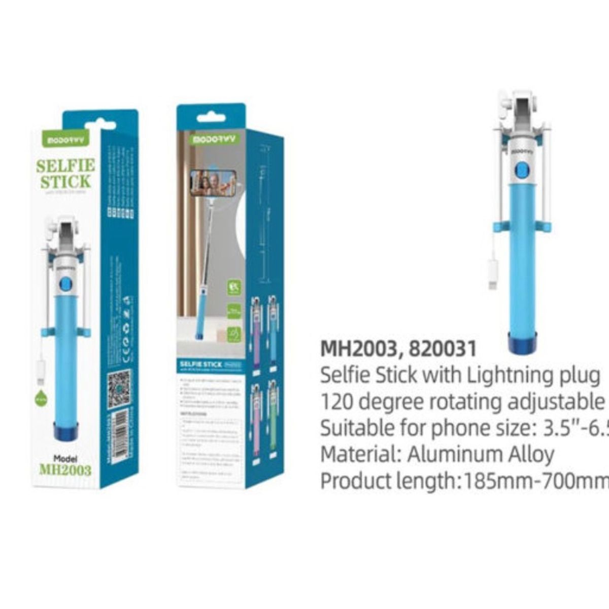 GENERICO - Baston Selfie Palo Selfie Modorwy Puerto tipo C