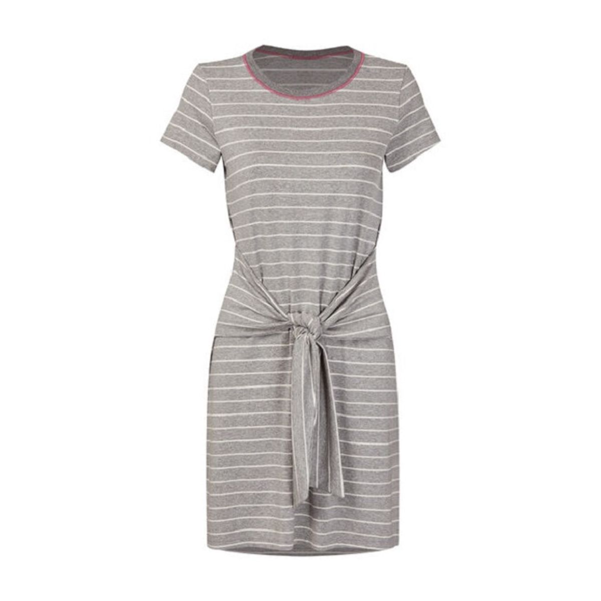 HOPE - CAMISOLA  RAYADA GRIS/BLANCO