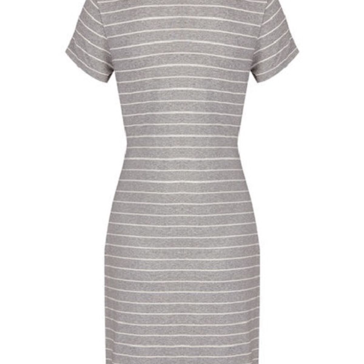 HOPE - CAMISOLA  RAYADA GRIS/BLANCO