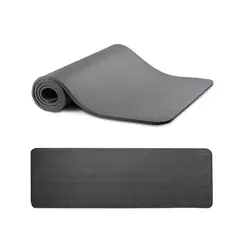 GENERICO - Mat 10 Mm Yoga Pilates Extra Grueso NEGRO