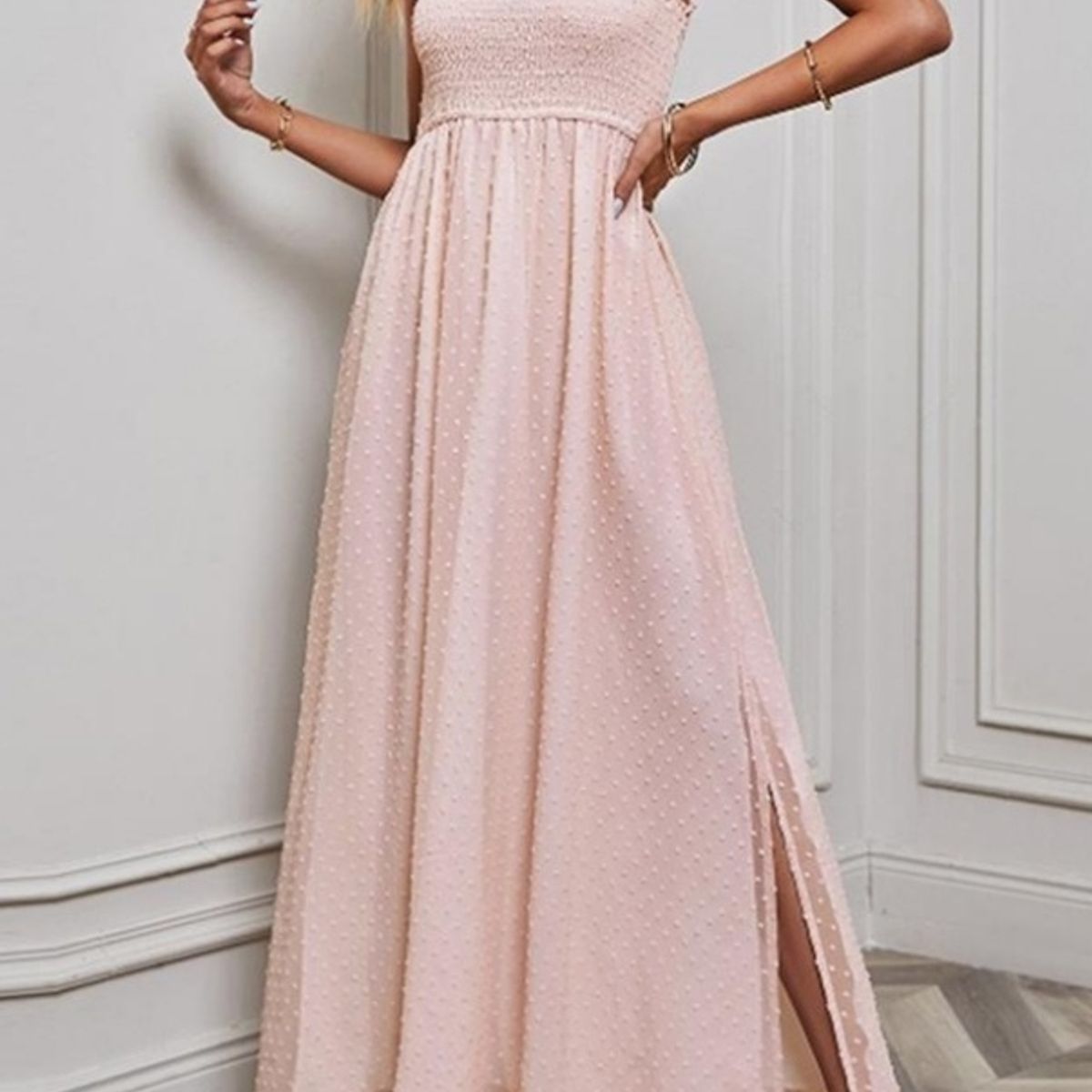 ARRAKASTA - Vestido busto elasticado…