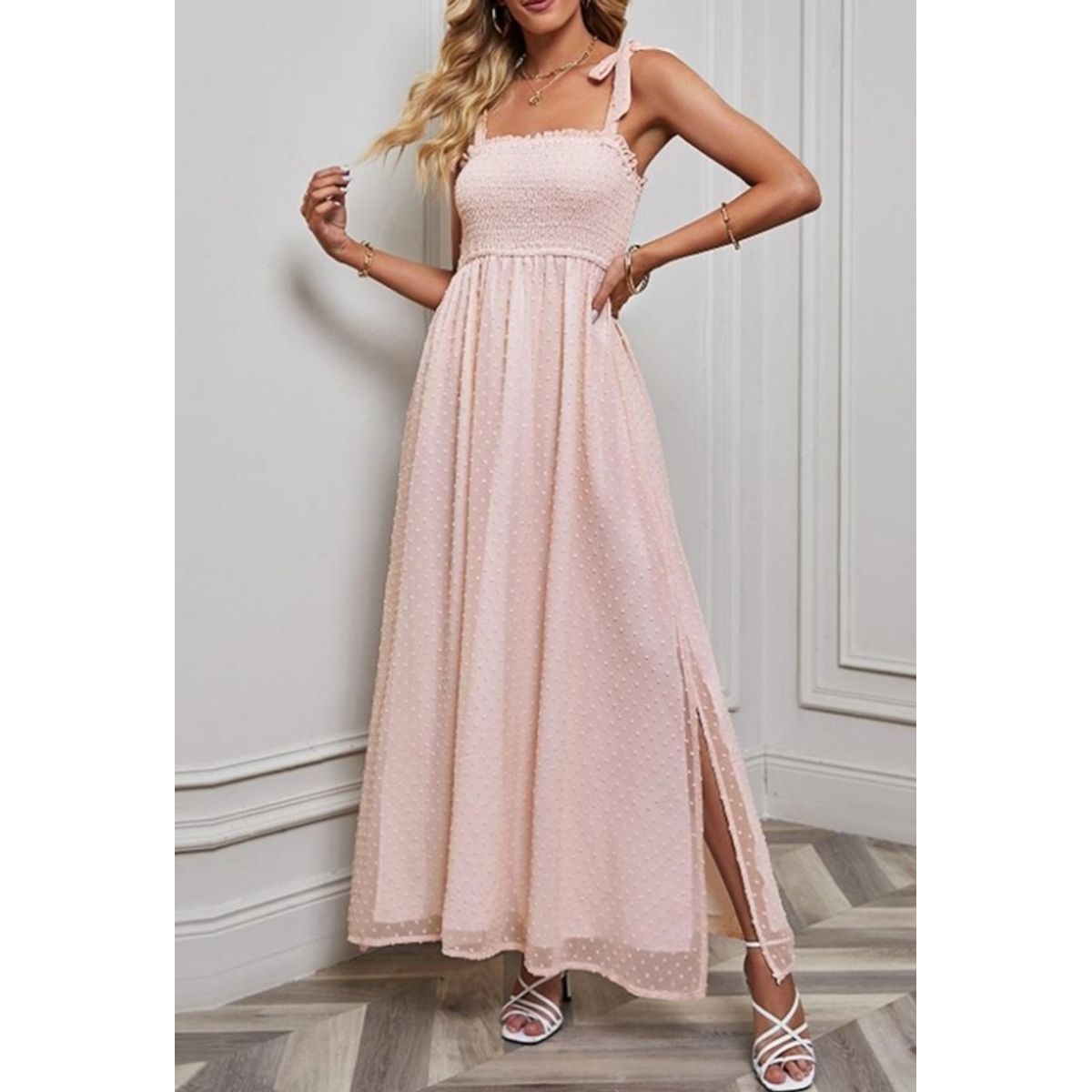 ARRAKASTA - Vestido busto elasticado…