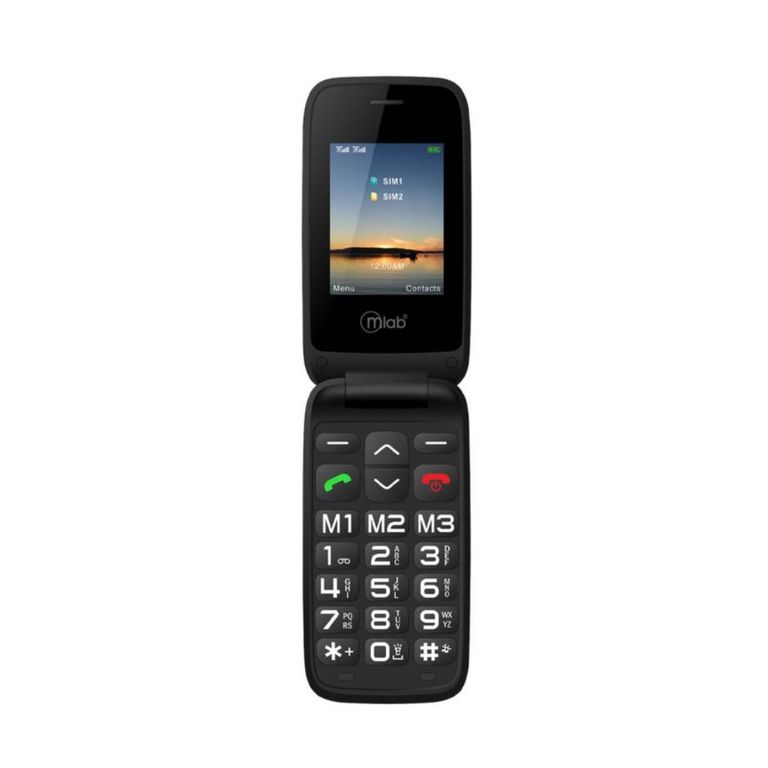 Teléfono Senior 9204 Shell 4g Sos Negro