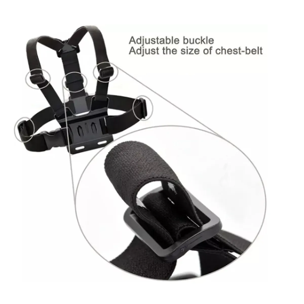 OFERTABKN - Soporte Celular Ajustable Kit Arnes De Pecho Correa Selfie