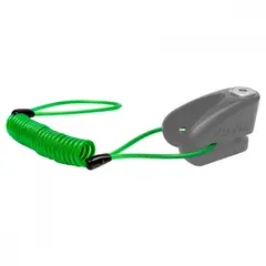 KOVIX - Cuerda de seguridad recordatorio para candados de disco verde