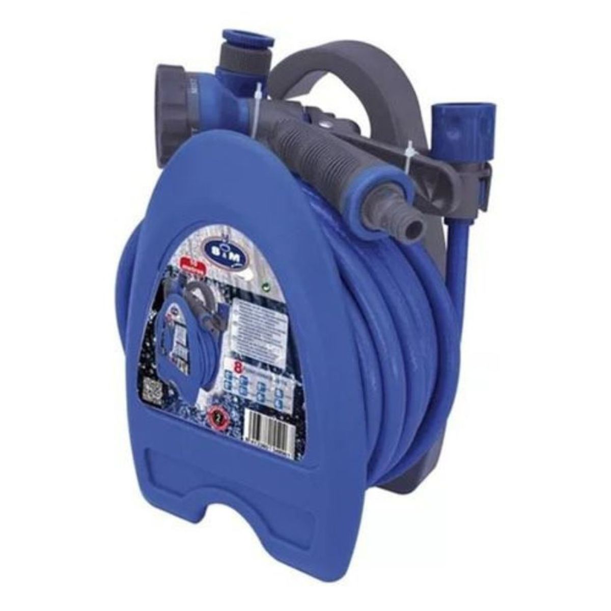 GENERICO - Kit De Riego Lavado Manguera Con Soporte Y Rociador 10 metros