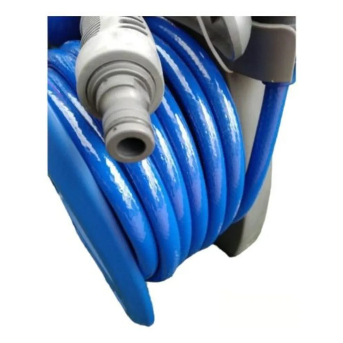 GENERICO - Kit De Riego Lavado Manguera Con Soporte Y Rociador 10 metros