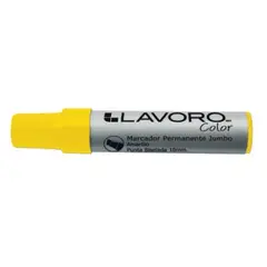 LAVORO - Plumón permanente Amarillo Jumbo Biselada